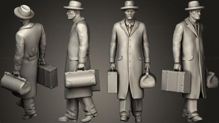 Figurines of people (staff passengers02, STKH_0180) 3D models for cnc